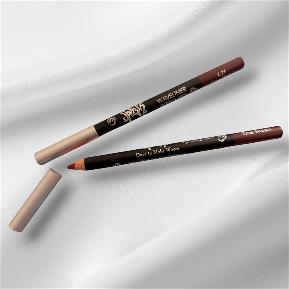 Lot of 2 New LA Splash Waveliner Lip Liner True Raisin L11 Brown Rust Defining